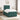 Pat boxspring cu saltea Verde închis 120 x 200 cm Catifea