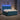 Pat boxspring cu saltea albastru 140 x 190 cm Catifea