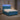 Pat boxspring cu saltea albastru 180 x 200 cm Catifea