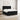 Pat boxspring cu saltea cu benzi LED Negru 200 x 200 cm Catifea