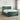 Pat boxspring cu saltea Verde închis 200 x 200 cm Catifea
