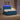 Pat boxspring cu saltea albastru 200 x 200 cm Catifea