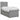 Pat boxspring cu saltea Gri deschis 80 x 200 cm Țesătură