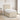 Pat boxspring cu saltea cu benzi LED Crem 80 x 200 cm Țesătură
