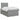 Pat boxspring cu saltea Gri deschis 120 x 190 cm Țesătură