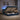 Pat Ottoman cu Saltea și LED albastru 140 x 190 cm Țesătură