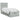 Pat ottoman cu saltea Gri deschis 100 x 200 cm Catifea