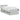 Pat cu storage cu headboard Gri deschis 100 x 200 cm Catifea
