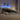 Pat cu LED și saltea Gri închis 200 x 200 cm Țesătură