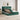Pat cu storage cu headboard Verde închis 200 x 200 cm Catifea
