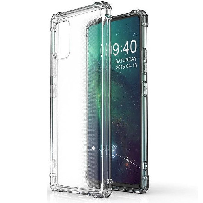 Apple iPhone 14, Szilikon tok, légpárnás sarok, Wooze Silicone Armor, átlátszó (125368)-0