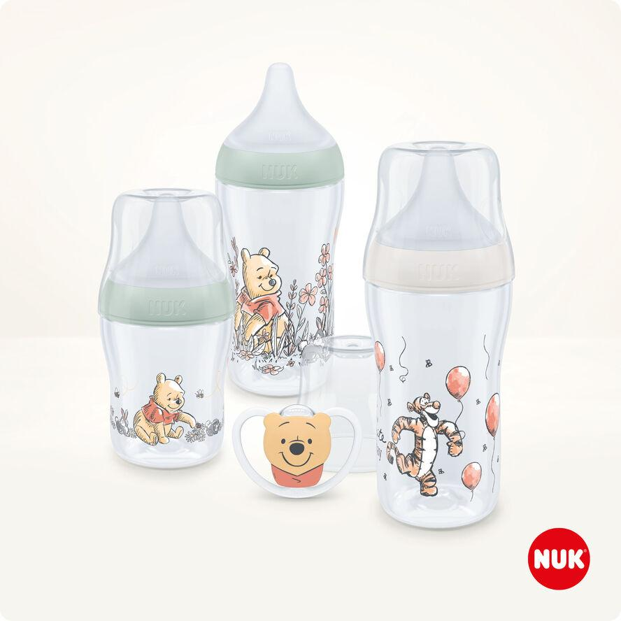 Nuk Perfect Match műanyag Cumisüveg 4 darabos készlet - Disney Micimackó (10225331)-0