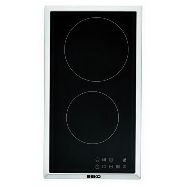 Beko HDMC32400TX főzőlap Rozsdamentes acél Beépített 30 cm Kerámia 2 zóna (HDMC32400TX)-0