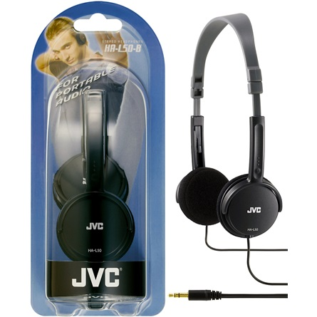 JVC HA-L50 Fejhallgató Fekete (HA-L50)-0