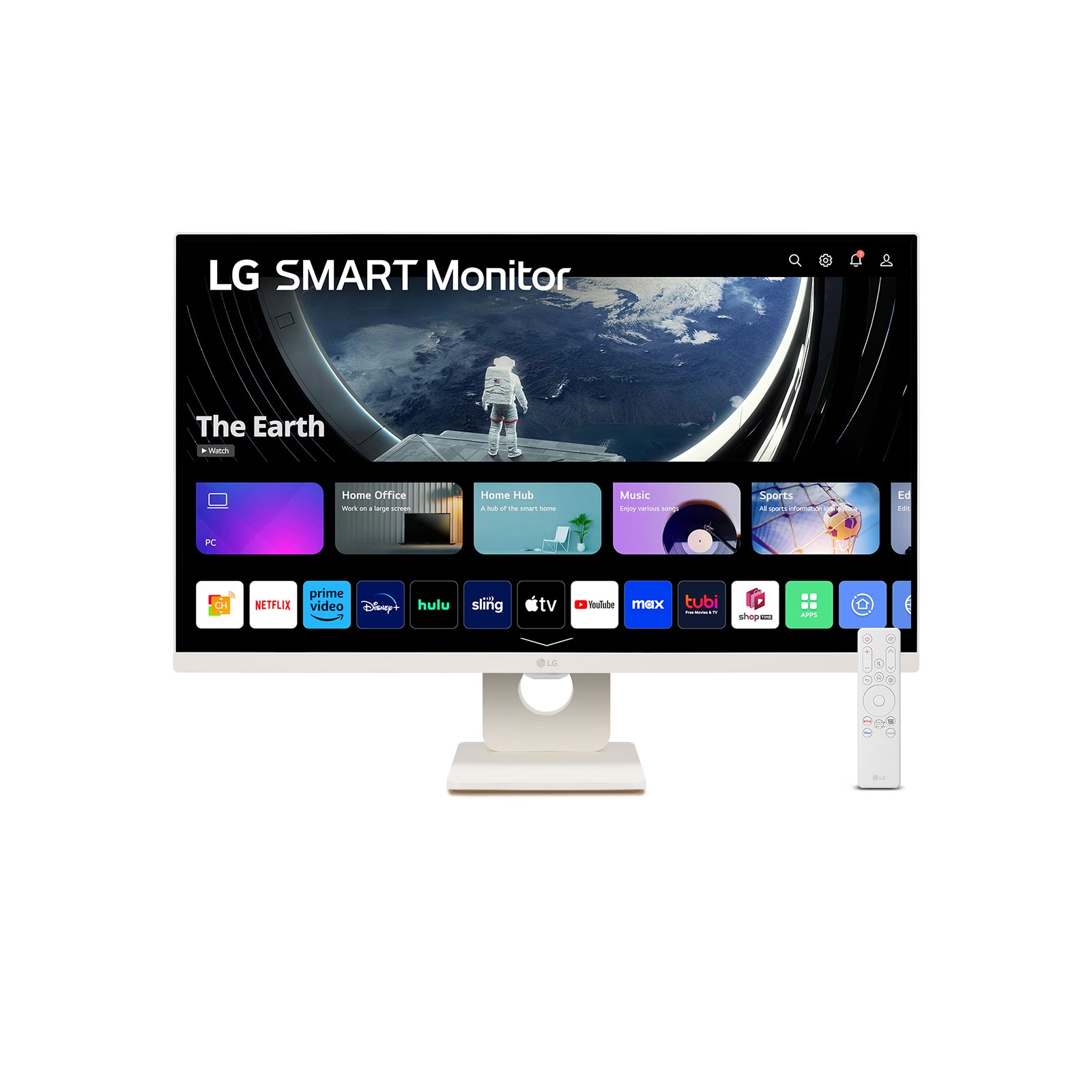 LG 27" 27SR50F-W Smart Monitor TV (27SR50F-W.AEU)-0