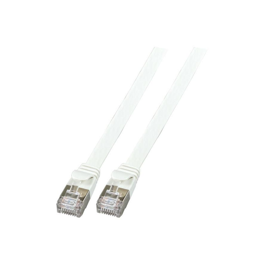 EFB RJ45 Flachpatchkabel U/FTP, Cat.6A, PVC, 0,5m, grau (K5545GR.0,5)-0