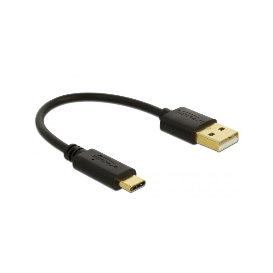 DeLock USB Type-C 0,15m Black (85354)-0