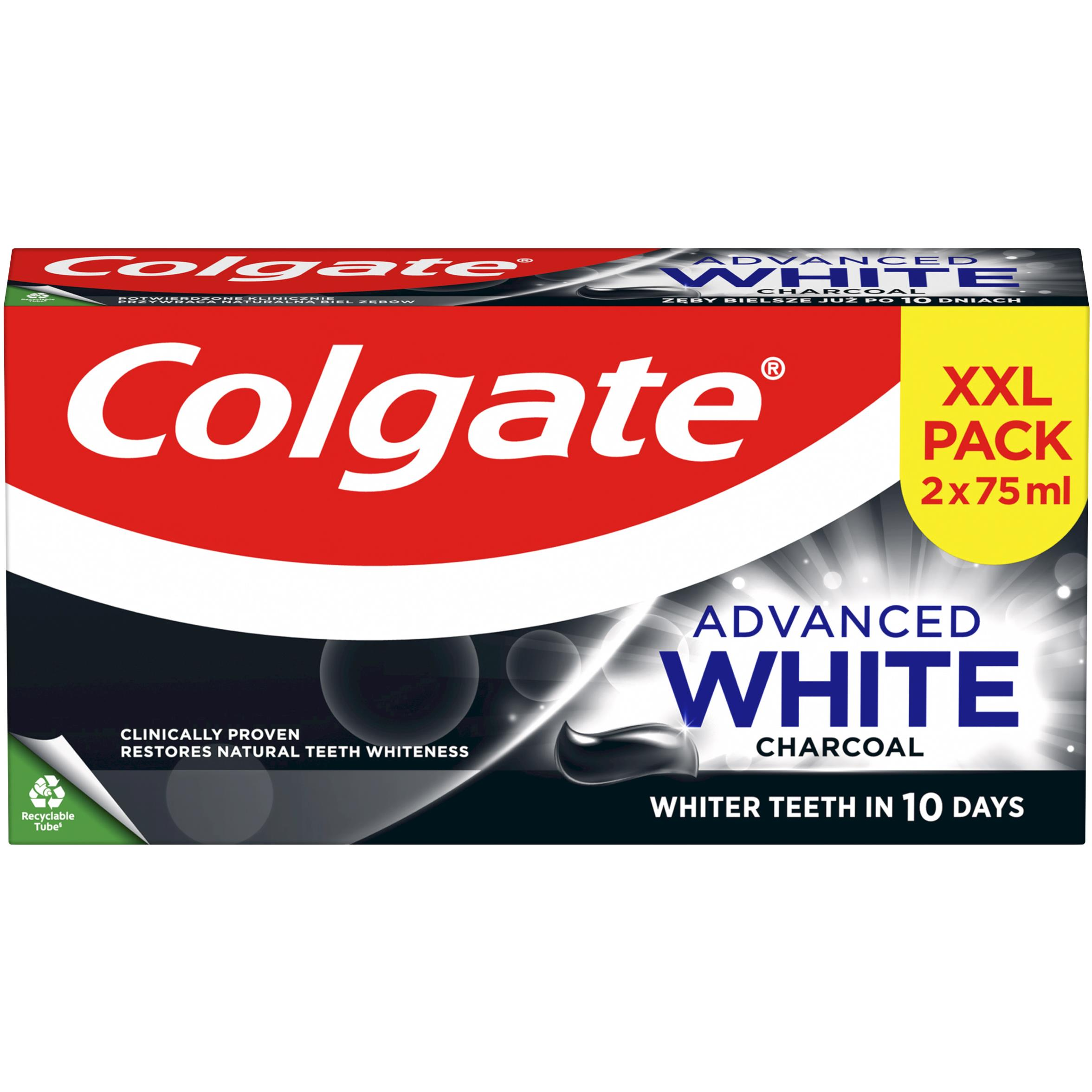Colgate Advanced White Charcoal 2× 75 ml (8718951589117)-0