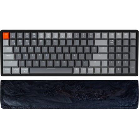 Keychron K4 gaming csuklótámasz barna tömör fa (PR2)-0