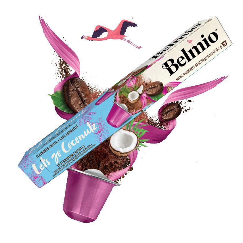 Belmio Let s go Coconutz Nespresso kompatibilis kávékapszula 10db (BLIO31581) (BLIO31581)-0