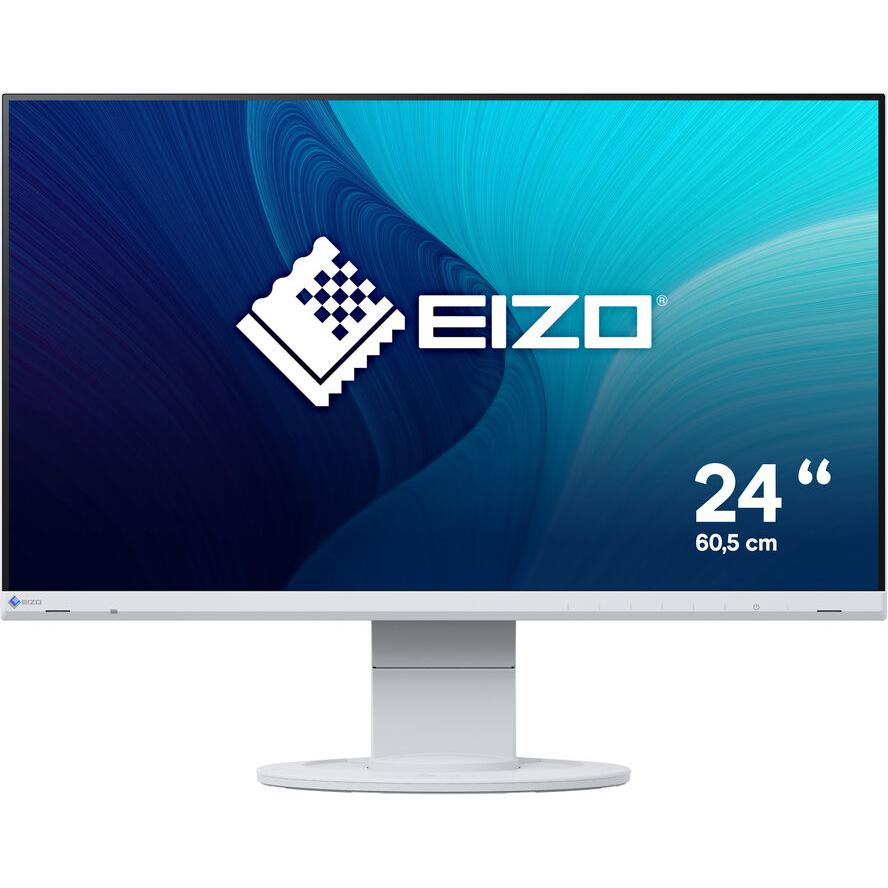 EIZO FlexScan EV2460-WT LED display 60,5 cm (23.8") 1920 x 1080 pixelek Full HD Fehér (EV2460-WT)-0