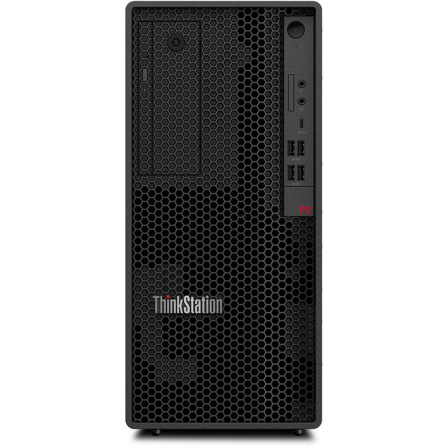 Lenovo ThinkStation P2 Tower Intel® Core™ i9 i9-14900K 64 GB DDR5-SDRAM 1 TB SSD NVIDIA GeForce RTX 4070 Windows 11 Pro Munkaállomás Fekete (30FR004DGE)-0