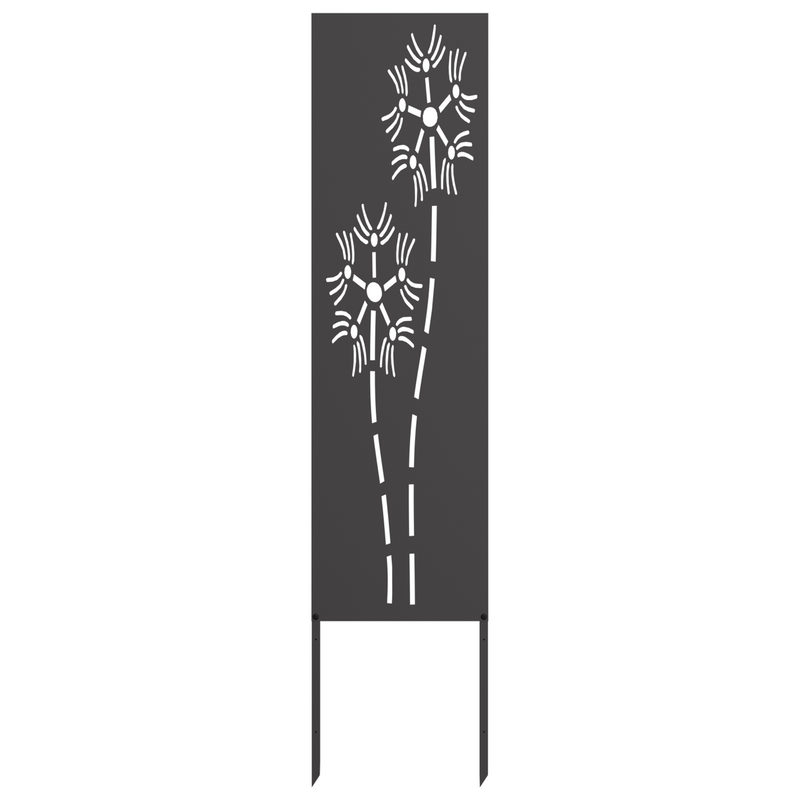 Ecran de intimitate pentru grădină Traforaj Negru 32 x 140 cm
