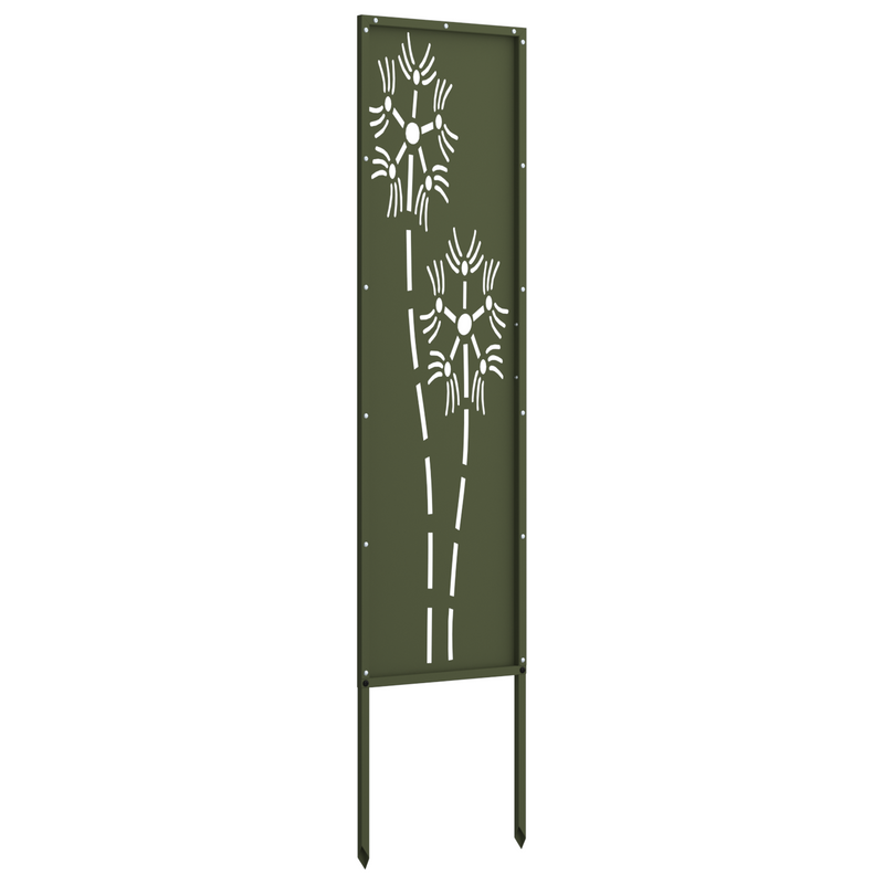 Ecran de intimitate pentru grădină Olivengrønn 32 x 140 cm