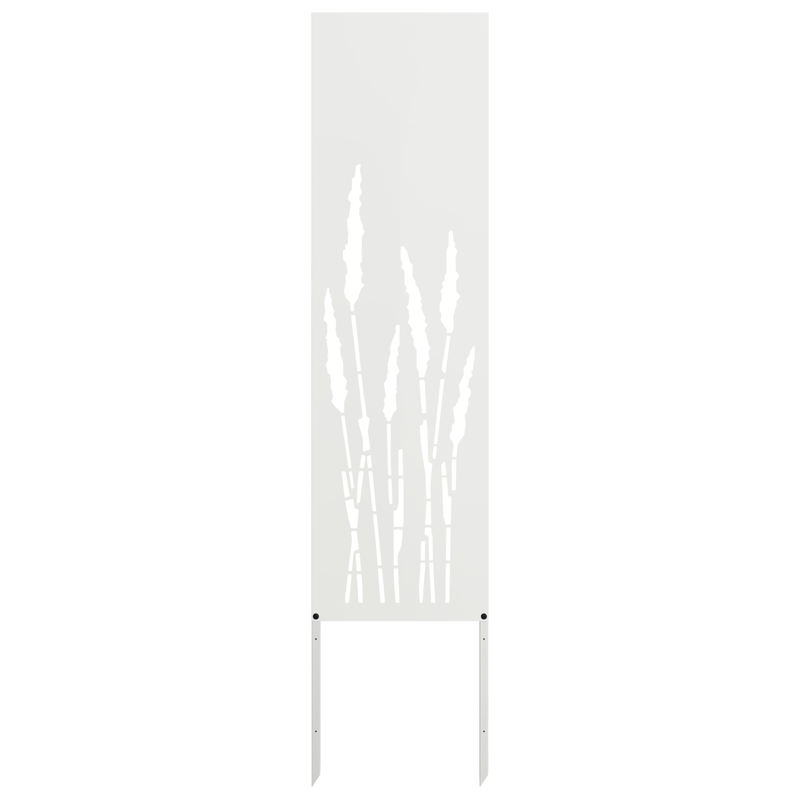 Ecran de intimitate pentru grădină Traforaj Alb 32 x 140 cm