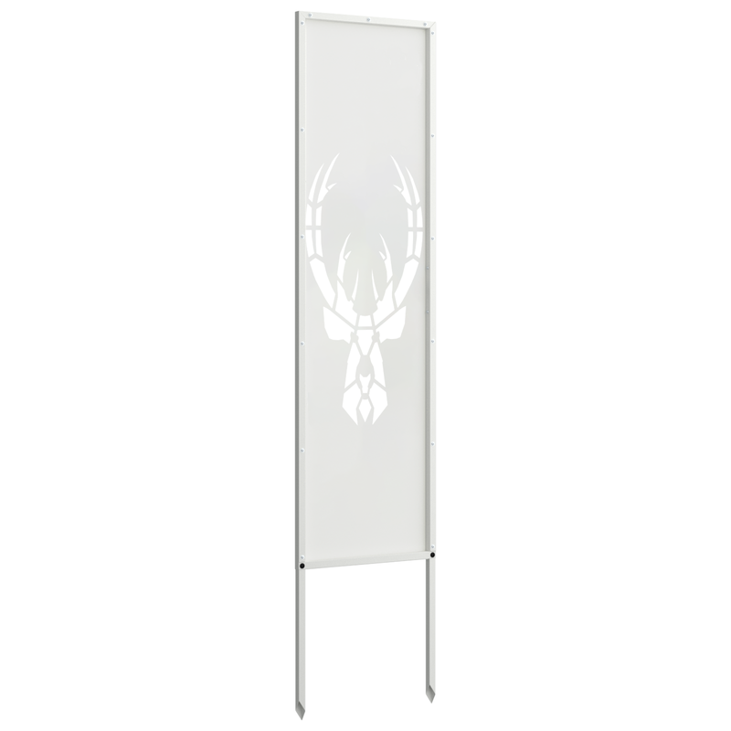 Ecran de intimitate pentru grădină Animal Print Alb 32 x 140 cm