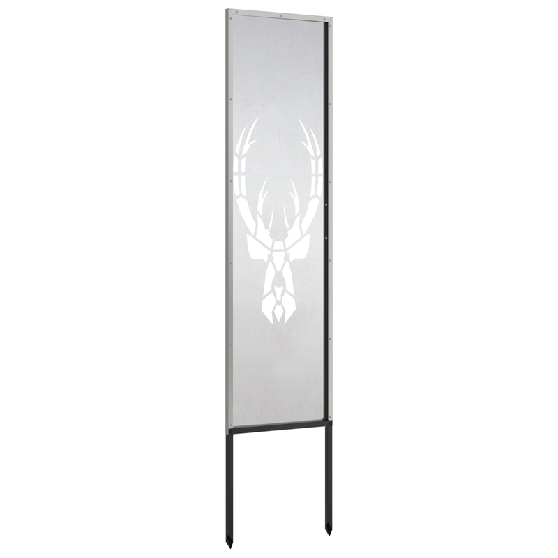 Ecran de intimitate pentru grădină Argintiu 32 x 140 cm