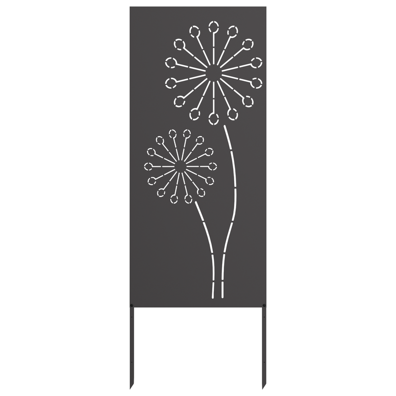 Ecran de intimitate pentru grădină Traforaj Negru 50 x 140 cm