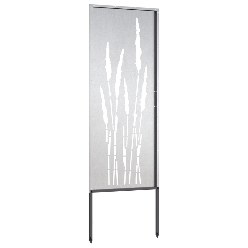 Ecran de intimitate pentru grădină Floral Argintiu 50 x 140 cm