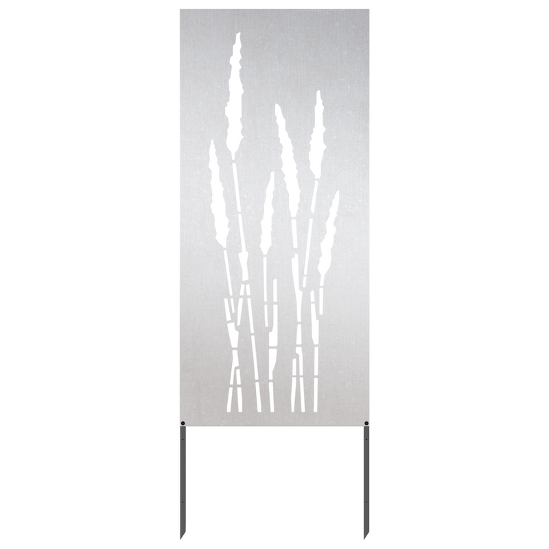 Ecran de intimitate pentru grădină Floral Argintiu 50 x 140 cm