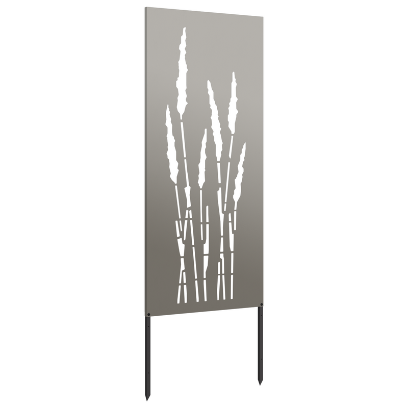 Ecran de intimitate pentru grădină Floral Ruginit 50 x 140 cm