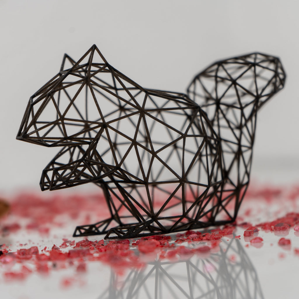 Enchanting Squirrel Wire Decor Sculpture-0