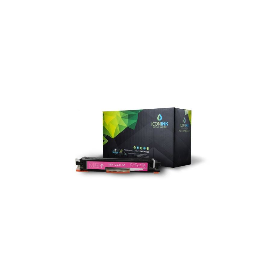 ICONINK CE313A,CRG129,CRG329,CRG429,CRG529,CRG729,CRG929 utángyártott HP toner magenta (ICKN-CE313A) (ICKN-CE313A)-0