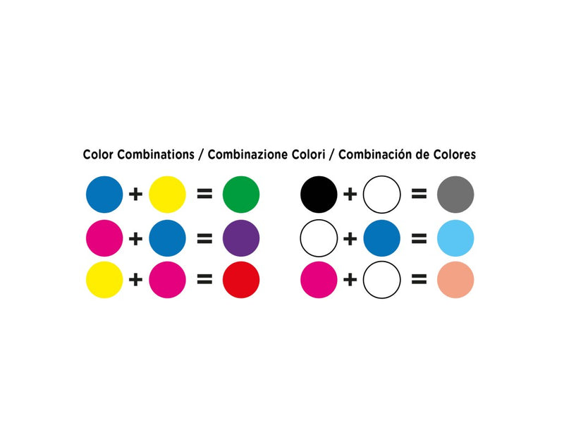 Acuarele tempera Carioca 7 culori 10 ml cu tăviță și pensulă