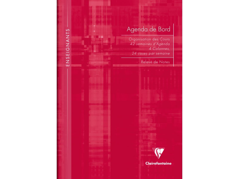Agendă A4 nedatată 72 file copertă tare Clairefontaine