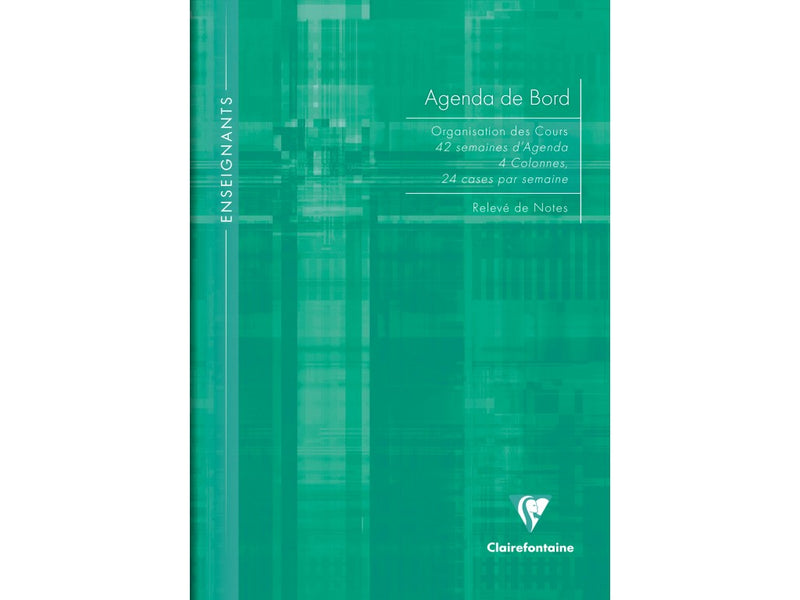 Agendă A4 nedatată 72 file copertă tare Clairefontaine