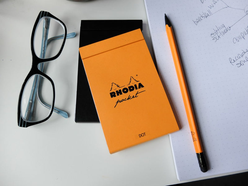 Pocket pad grafic, 7,5 x 12 cm, 40 file, Rhodia