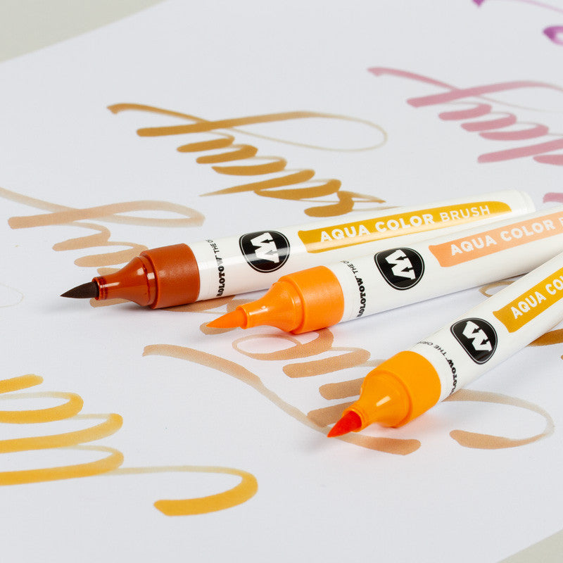 Brush Pen Molotow Aqua Color Basic2 12 buc/set