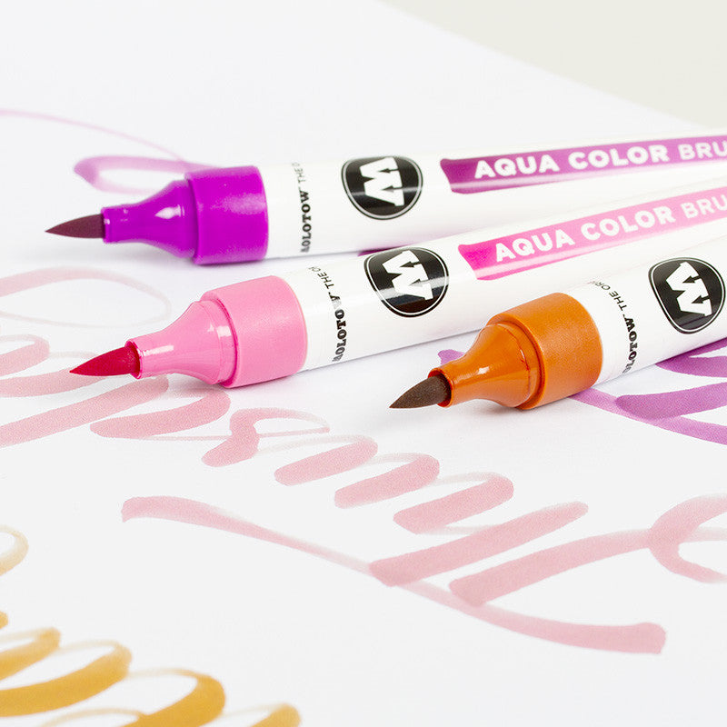 Brush Pen Molotow Aqua Color Basic2 12 buc/set
