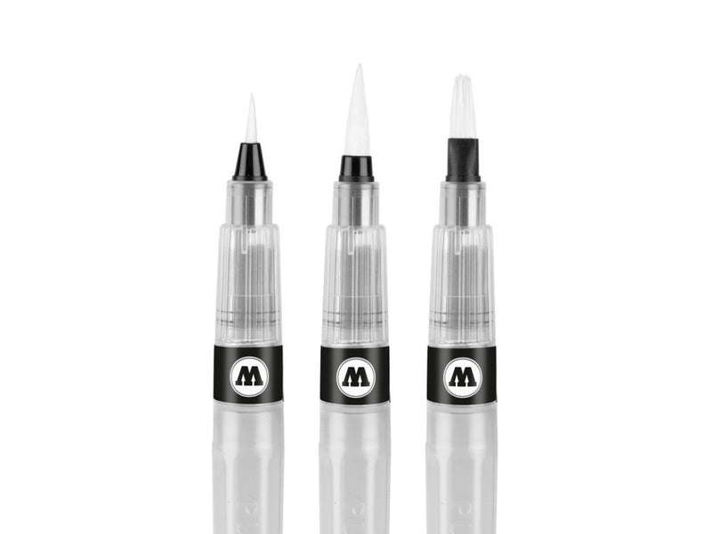 Marker gol reîncărcabil Molotow Aqua Squeeze Pen Basic Set 1