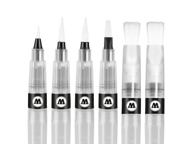Marker gol reîncărcabil Molotow Aqua Squeeze Pen Basic-Set 2