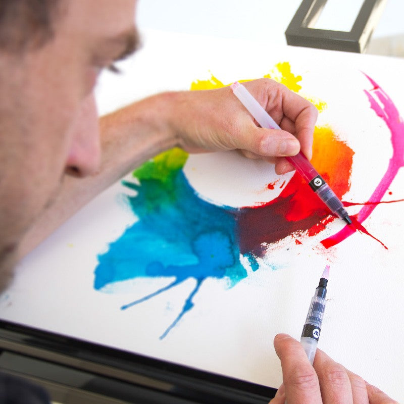 Marker gol reîncărcabil Molotow Aqua Squeeze Pen Easy Pack 1 mm