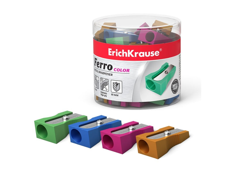 Ascuțitoare aluminiu simplă Ferro Color EK
