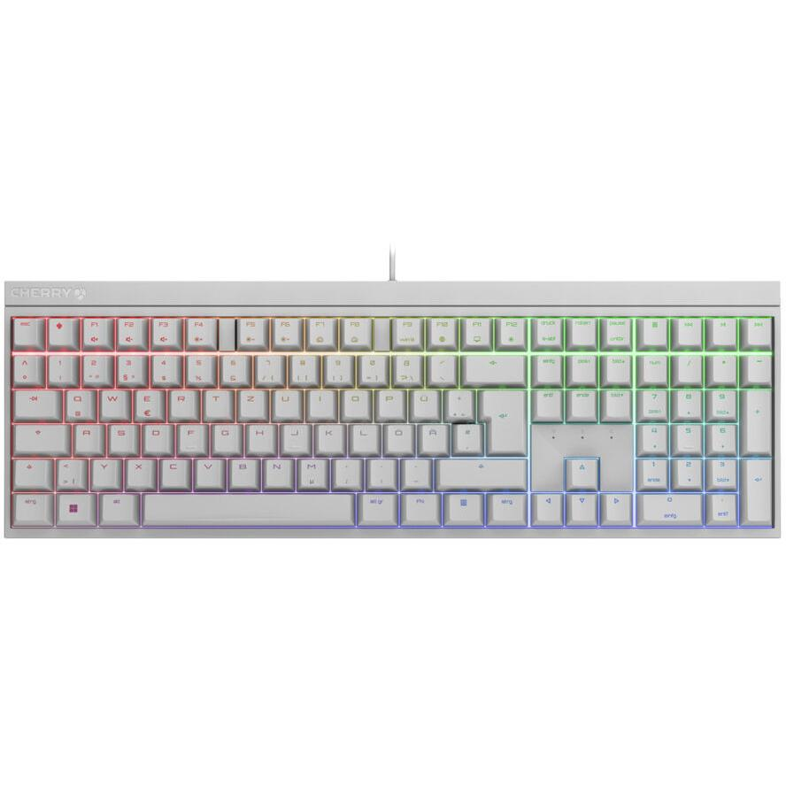 CHERRY MX 2.0S RGB billentyűzet USB QWERTZ Német Fehér (G80-3821LUADE-0)-0