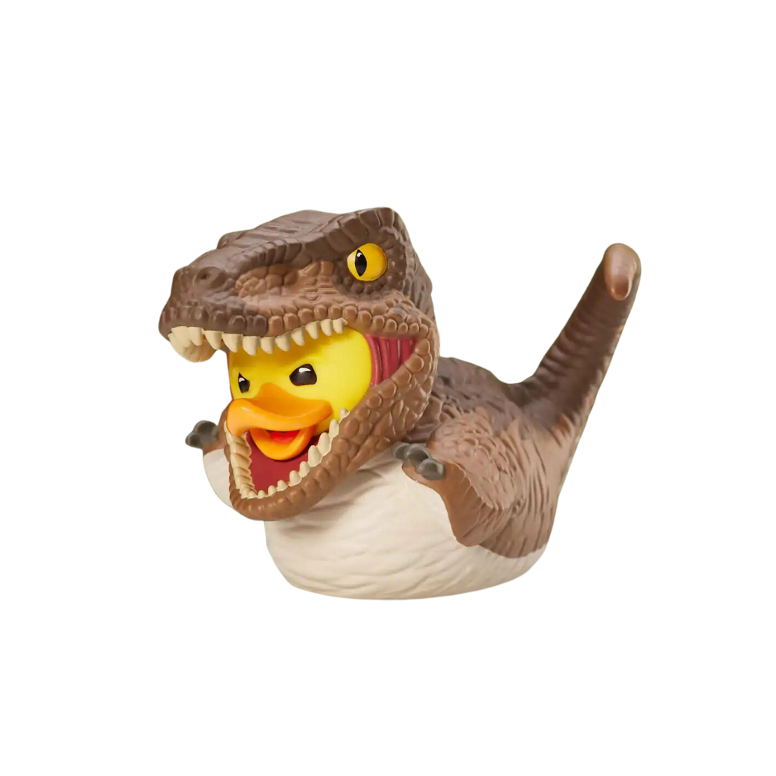 Numskull Tubbz Boxed Jurassic Park - Velociraptor Gumikacsa figura 10cm (NS4785)-0