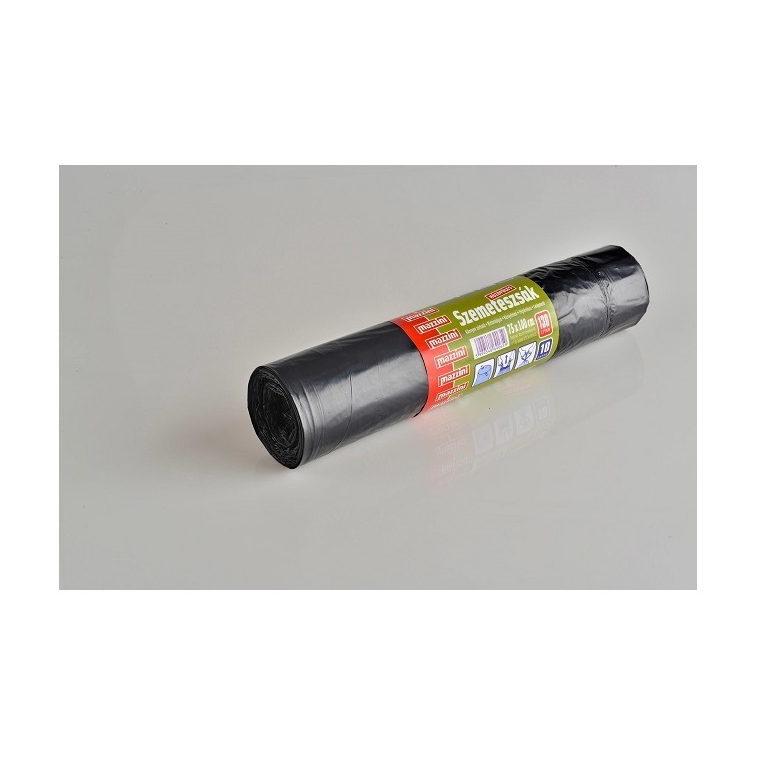 Mazzini Húzófüles szemeteszsák 130 l (10 db / tekercs) - Fekete (HSZ130HF-MAZZ)-0